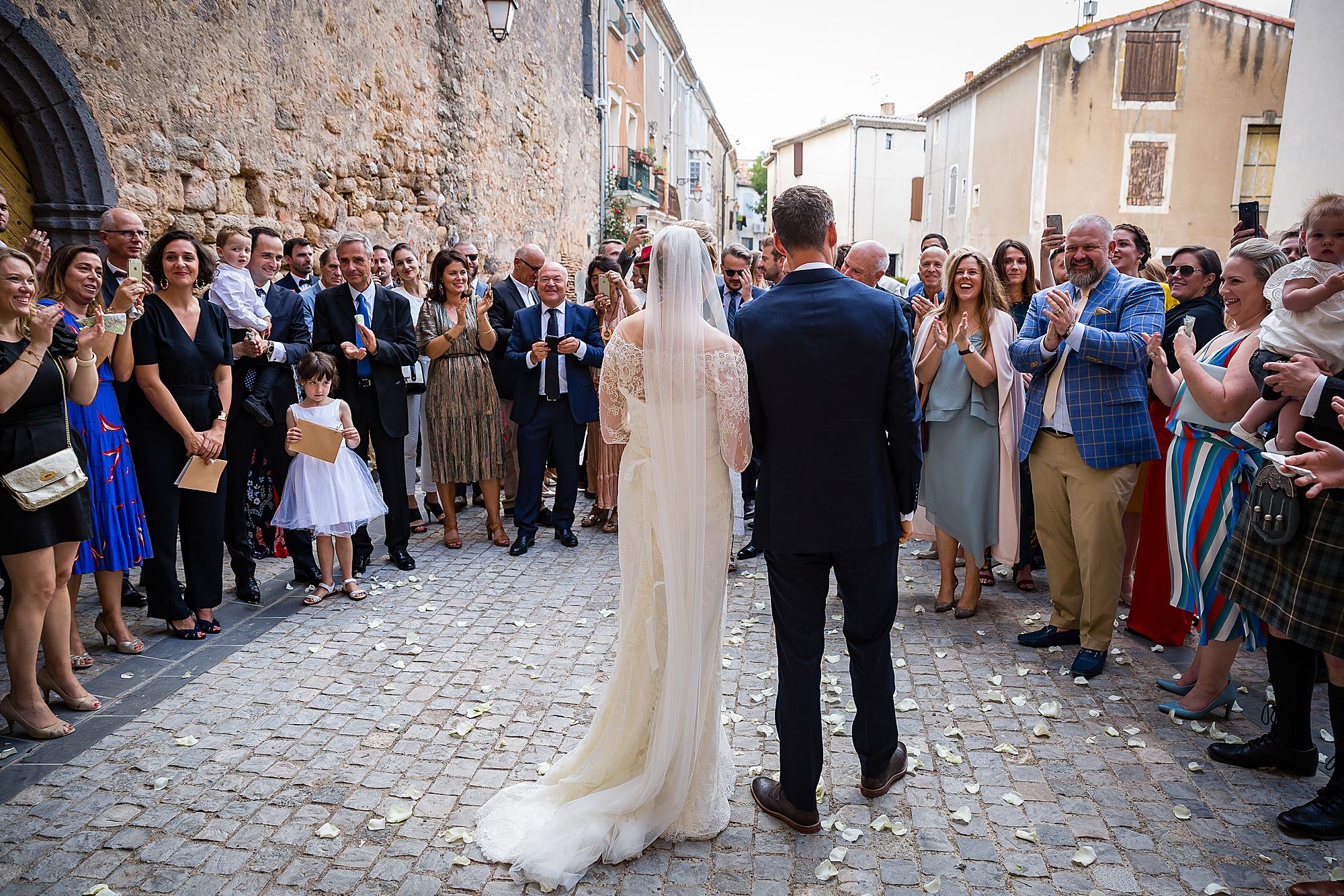 traditional village wedding in France